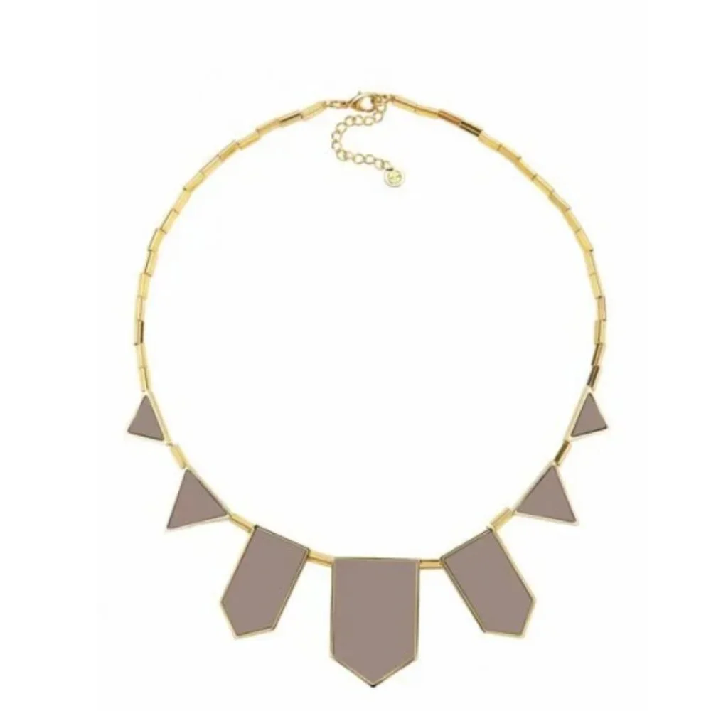 House of Harlow 1960 - 14KT Gold-Plated Khaki Leather Five Stations